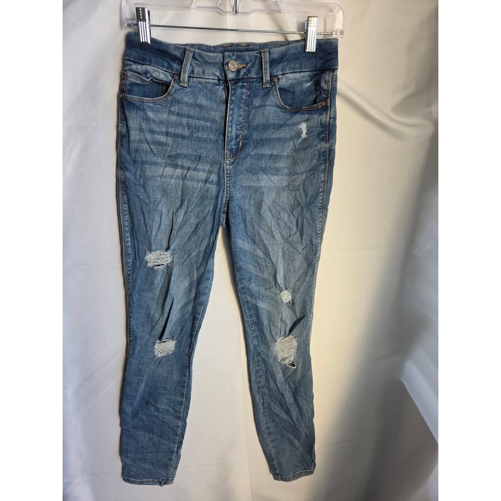 Rewash Skinny Jeans Womens Blue Medium Wash Stretch High Rise Skinny